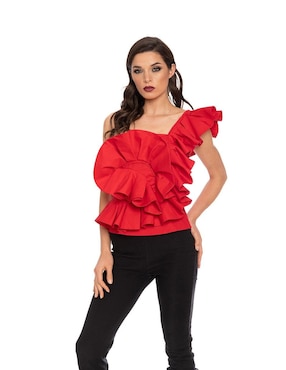 Blusa Beatriz Meade manga corta para mujer