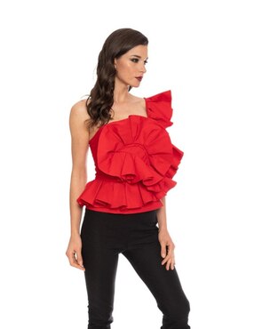 Blusa Beatriz Meade manga corta para mujer