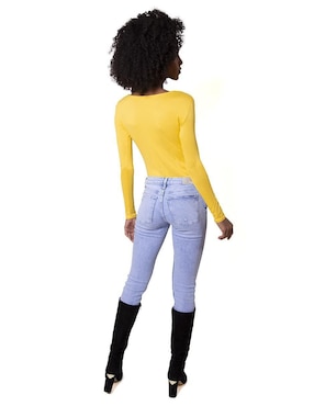 Blusa Beatriz Meade manga larga para mujer
