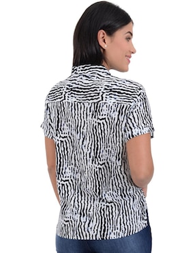 Blusa Supply manga corta para mujer