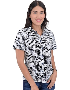 Blusa Supply manga corta para mujer