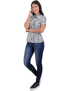 Blusa Supply manga corta para mujer