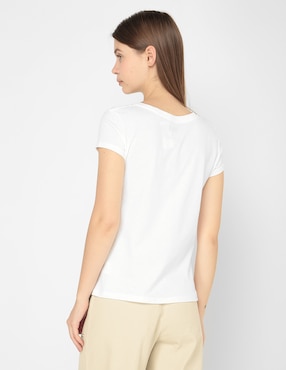 Playera manga corta 365 Essential cuello redondo para mujer