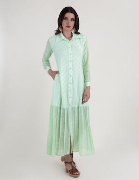 Vestido maxi casual Beatriz Meade para mujer