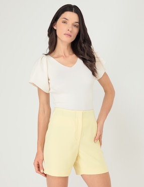 Blusa Vero Moda Manga Corta Para Mujer