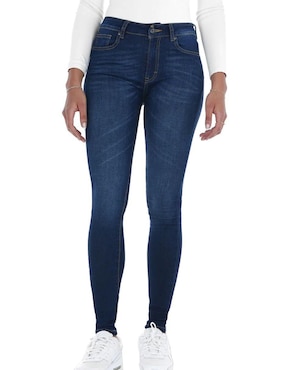 Jeans Skinny Savage Monkey Corte Cintura Para Mujer