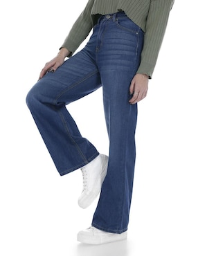 Jeans super skinny Hollister lavado claro corte cintura para mujer