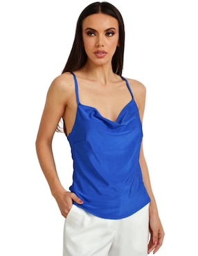 Blusa Roman Fashion sin manga para mujer