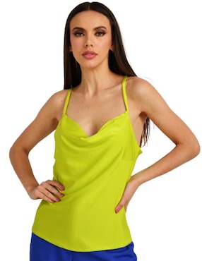 Blusa Roman Fashion sin manga para mujer
