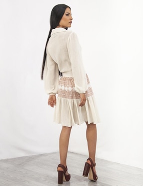 Vestido a la rodilla casual Angelozano Princesas Mayas para mujer