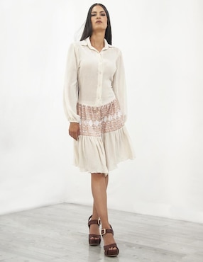 Vestido a la rodilla casual Angelozano Princesas Mayas para mujer