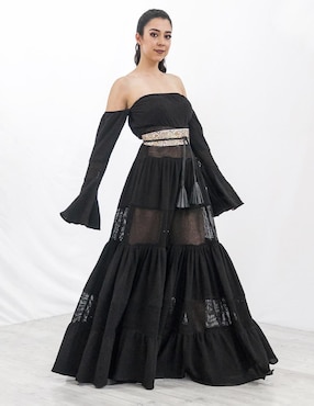 Vestido maxi casual Angelozano para mujer