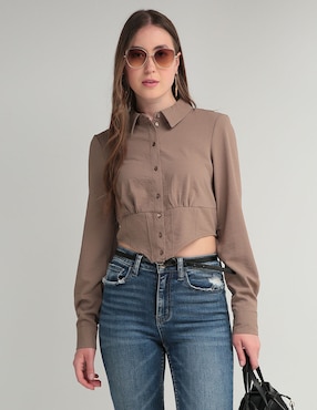 Camisa Vero Moda Manga Larga Para Mujer