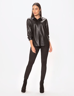 Blusa Studio F manga larga para mujer
