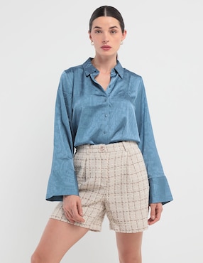 Camisa Vero Moda Manga Larga Para Mujer