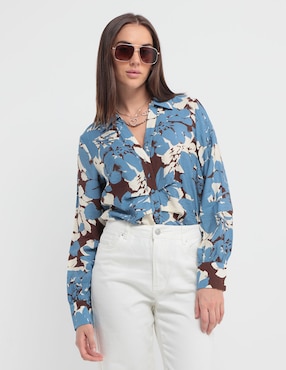 Camisa Vero Moda Manga Larga Para Mujer