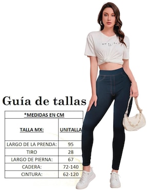Legging Lole cintura alta con elástico para mujer