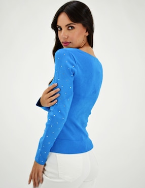 Blusa Roman Fashion manga larga para mujer