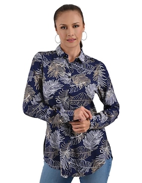 Blusa Gloria Vanderbilt Manga Larga Para Mujer