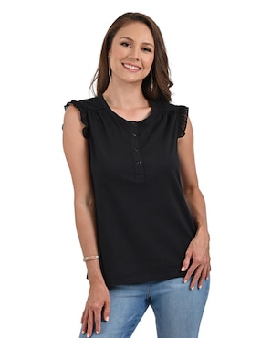 Blusa Gloria Vanderbilt Sin Manga Para Mujer