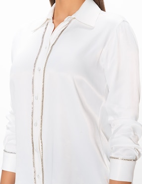 Blusa Studio F manga larga para mujer