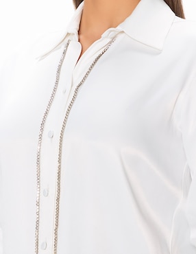 Blusa Studio F manga larga para mujer