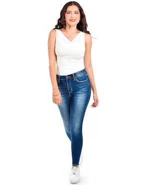 Jeans easy pant skinny Roman Fashion para mujer