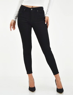 Jeans Skinny Roman Fashion Corte Cintura Para Mujer