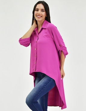 Blusa Roman Fashion manga 3/4 para mujer