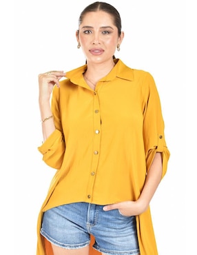 Blusa Roman Fashion manga 3/4 para mujer