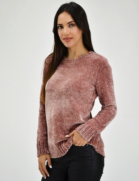 Suéter Roman Fashion cuello redondo para mujer