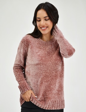 Suéter Roman Fashion cuello redondo para mujer