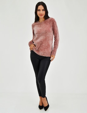 Suéter Roman Fashion cuello redondo para mujer