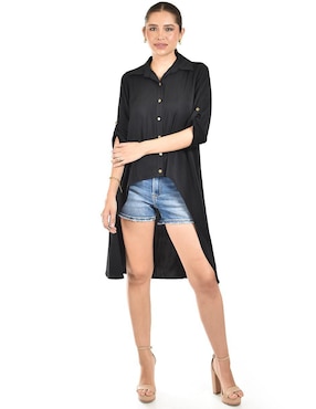 Blusa Roman Fashion manga 3/4 para mujer
