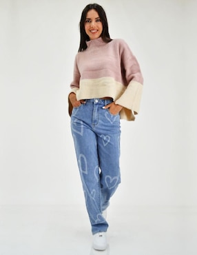 Jeans relaxed Roman Fashion para mujer