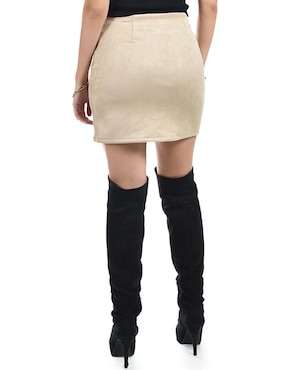 Falda mini Roman Fashion a la cintura
