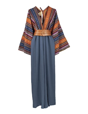 Jumpsuit Angelozano de algodón estampado étnico para mujer