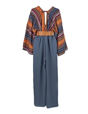 Jumpsuit Angelozano de algodón estampado étnico para mujer