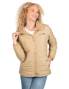 Chamarra acolchada Greenlander impermeable para mujer