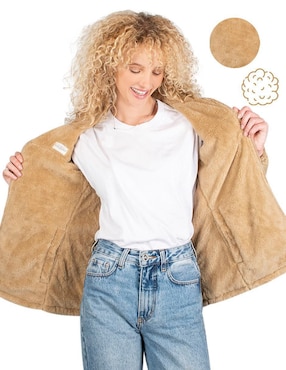 Chamarra acolchada Greenlander impermeable para mujer