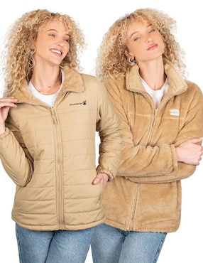 Chamarra acolchada Greenlander impermeable para mujer