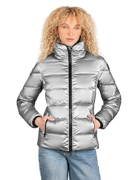 Chamarra Acolchada Greenlander Impermeable Para Mujer