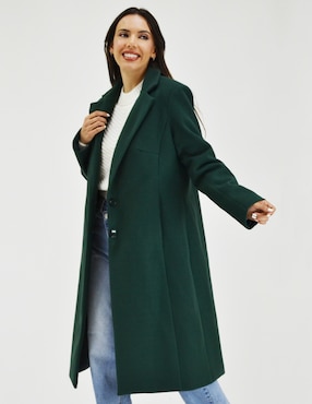Abrigo Roman Fashion cruzado para mujer