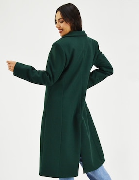 Abrigo Roman Fashion cruzado para mujer