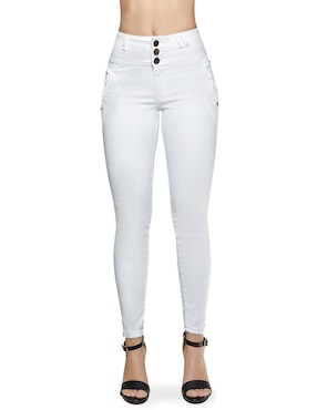 jeans blancos mujer//