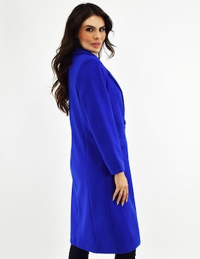 Abrigo Roman Fashion cruzado para mujer