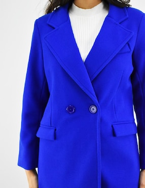 Abrigo Roman Fashion cruzado para mujer