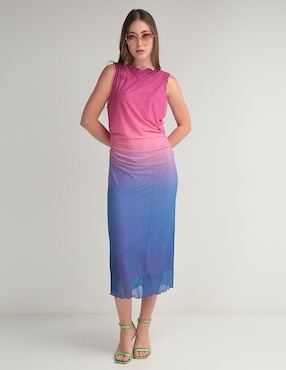 Vestido Midi Casual MAP Para Mujer