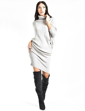 Vestido 3/4 casual Roman Fashion para mujer