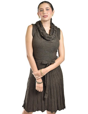 Vestido a la rodilla casual Roman Fashion para mujer